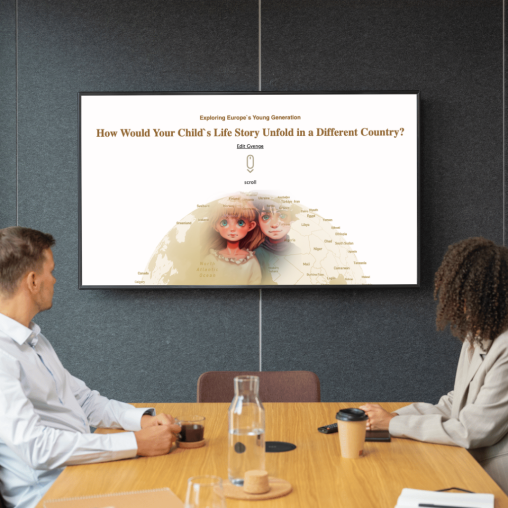 How Would Your Child`s Life Story Unfold in a Different Country? mockup